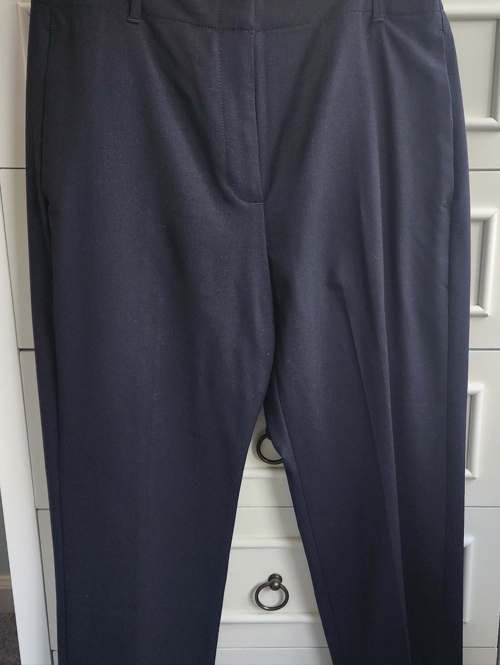 Nwot Banana Republic Slim Fit Petite Pants In Deep Navy. Size 8 Petite.